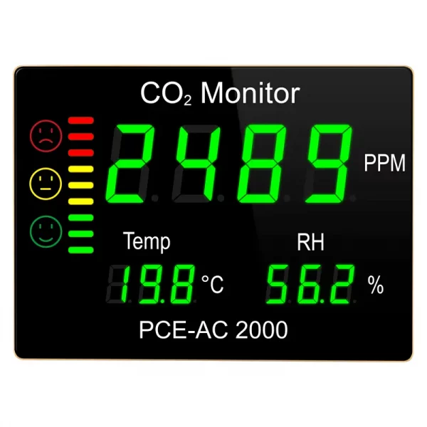 Medidor de CO2 PCE-AC 2000 - Imagen 2