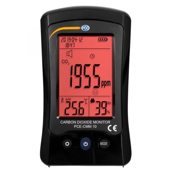 Medidor de CO2 / dióxido de carbono PCE-CMM 10 - Imagen 3
