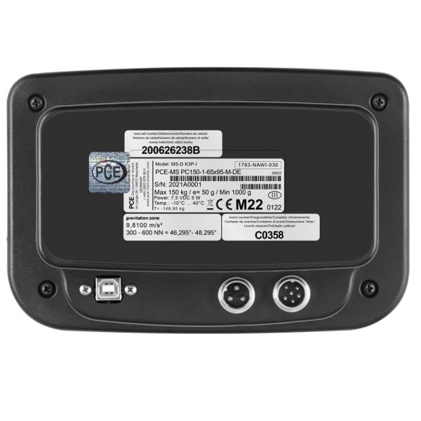 Plataforma de pesaje verificada PCE-MS PC150-1-65x95-M - Imagen 3