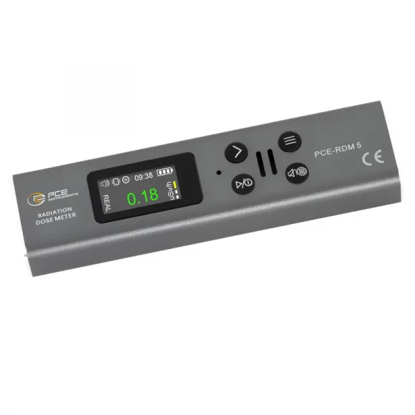 Radiómetro para la medición de dosis de rayos X, radiación Gamma y Beta PCE-RDM 5