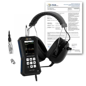 Acelerómetro PCE-VT 3950-ICA incl. certificado de calibración ISO