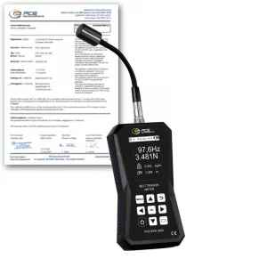 Medidor de tensión de correas PCE-BTM 2000A-ICA incl. certificado calibración ISO